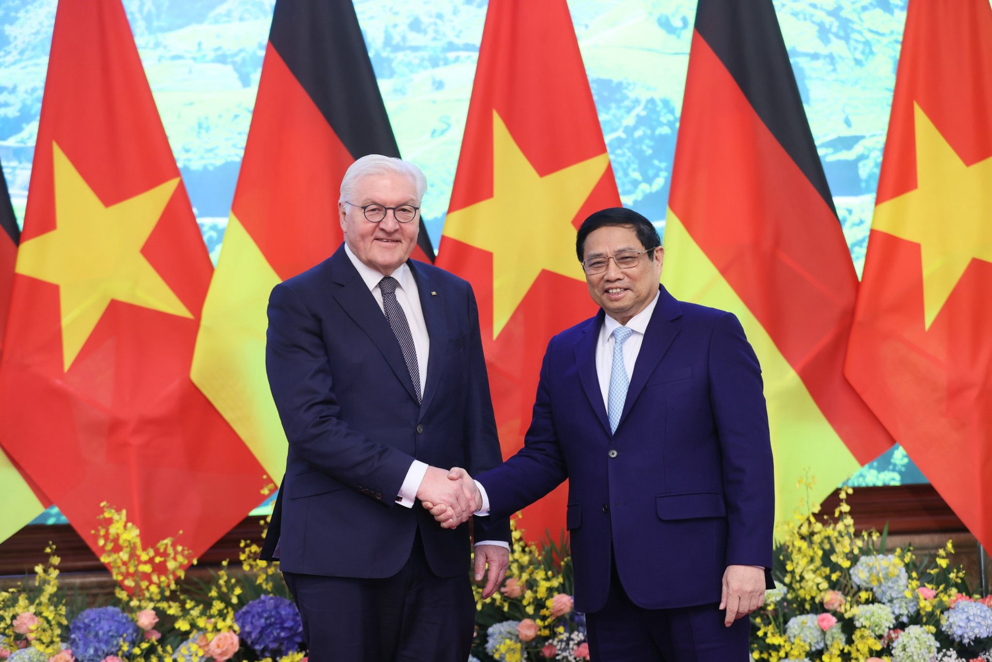 thu tuong chinh phu pham minh chinh hoi kien tong thong duc frank  walter steinmeier hinh 2