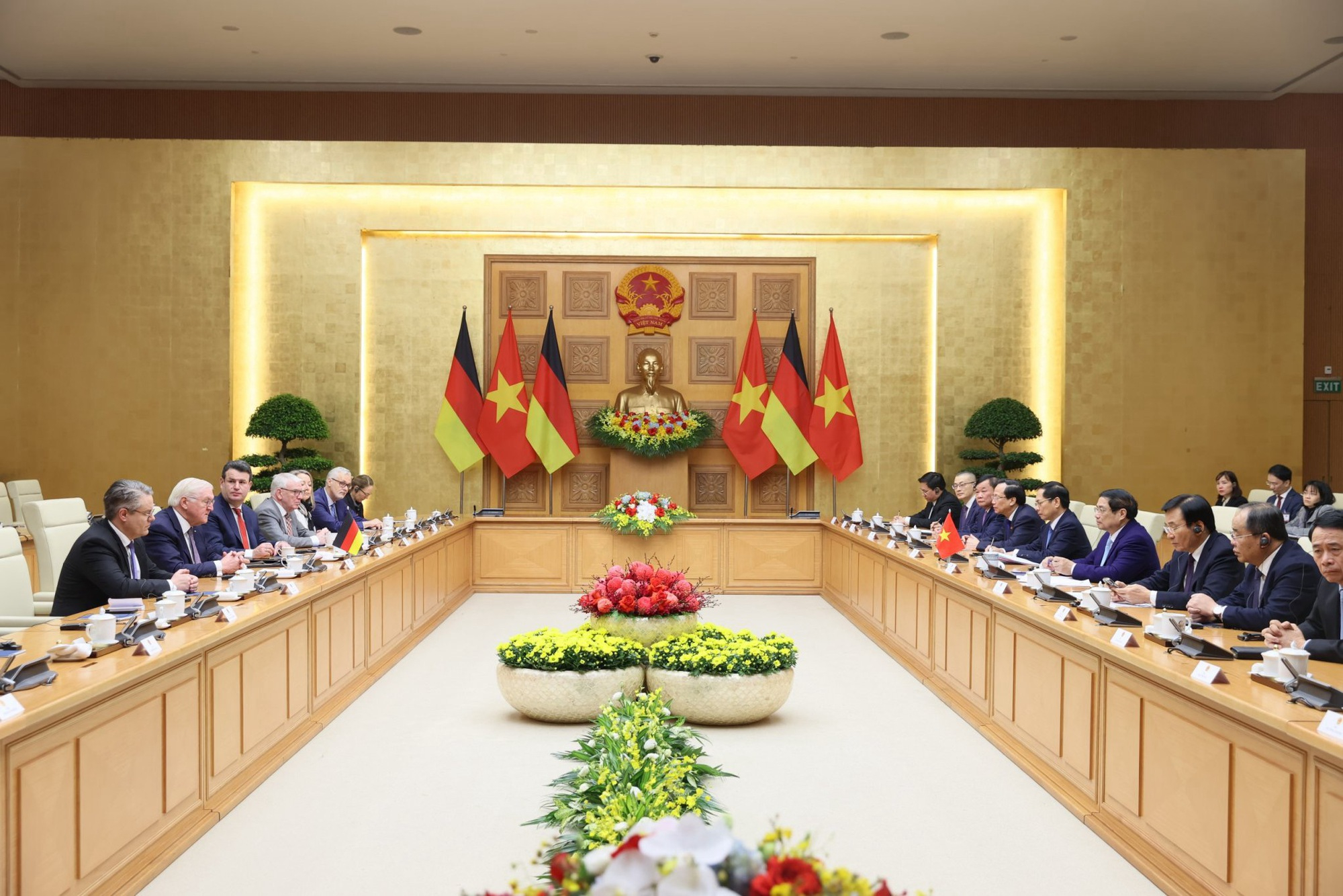 thu tuong chinh phu pham minh chinh hoi kien tong thong duc frank  walter steinmeier hinh 3