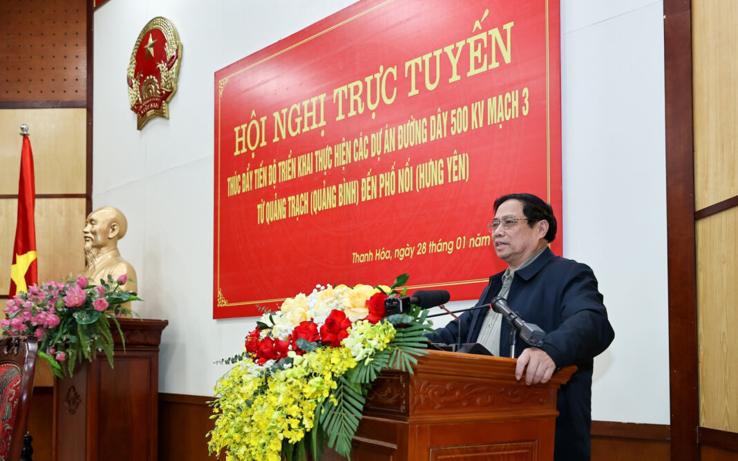 Đổi mới cách làm, huy động tổng lực, quyết tâm hoàn thành dự án 500 kV mạch 3 vào tháng 6/2024