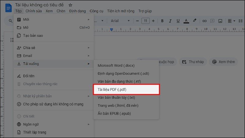 Chuyển file DOC sang PDF siêu đơn giản không phải ai cũng biết