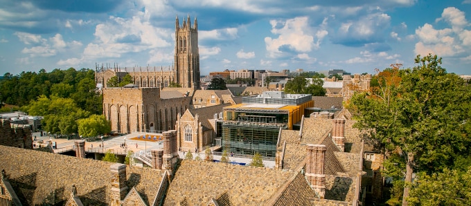 Khuôn viên Đại học Duke. Ảnh: Duke University Fanpage