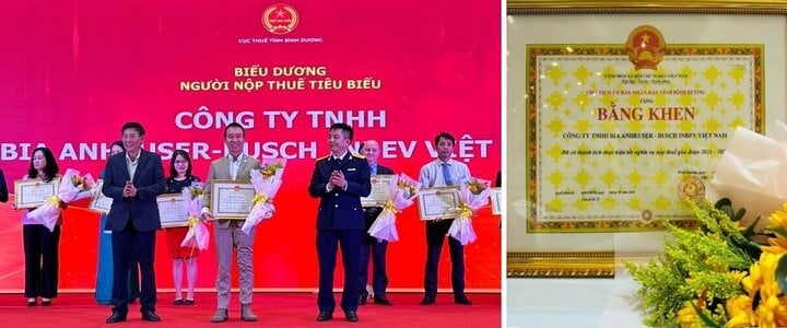 AB InBev Việt Nam được biểu dương người nộp thuế tiêu biểu 2020-2022 - 1