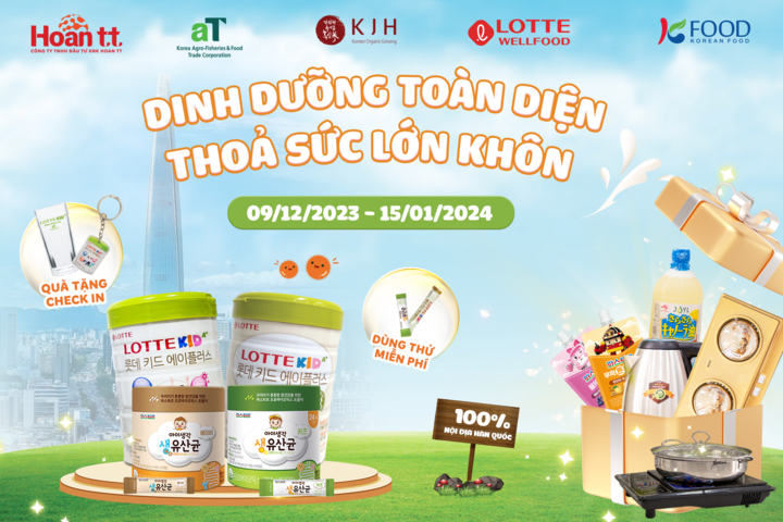 Cho trẻ cao khoẻ với chương trình 'Dinh dưỡng toàn diện - Thoả sức lớn khôn' - 1