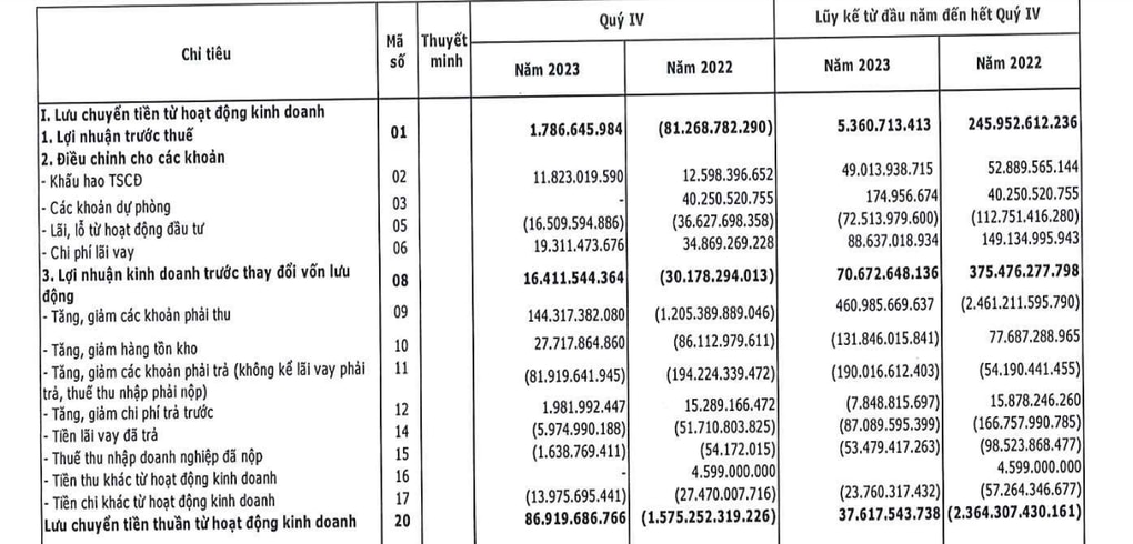 Công ty địa ốc của shark Hưng có lợi nhuận năm 2023 giảm gần 99%  - 1