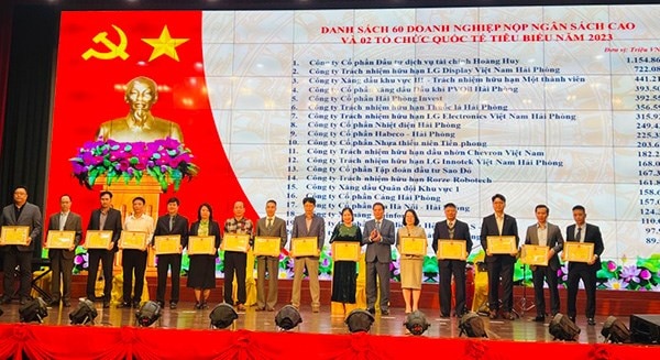 Hải Phòng gặp mặt, biểu dương doanh nghiệp tiêu biểu năm 2023