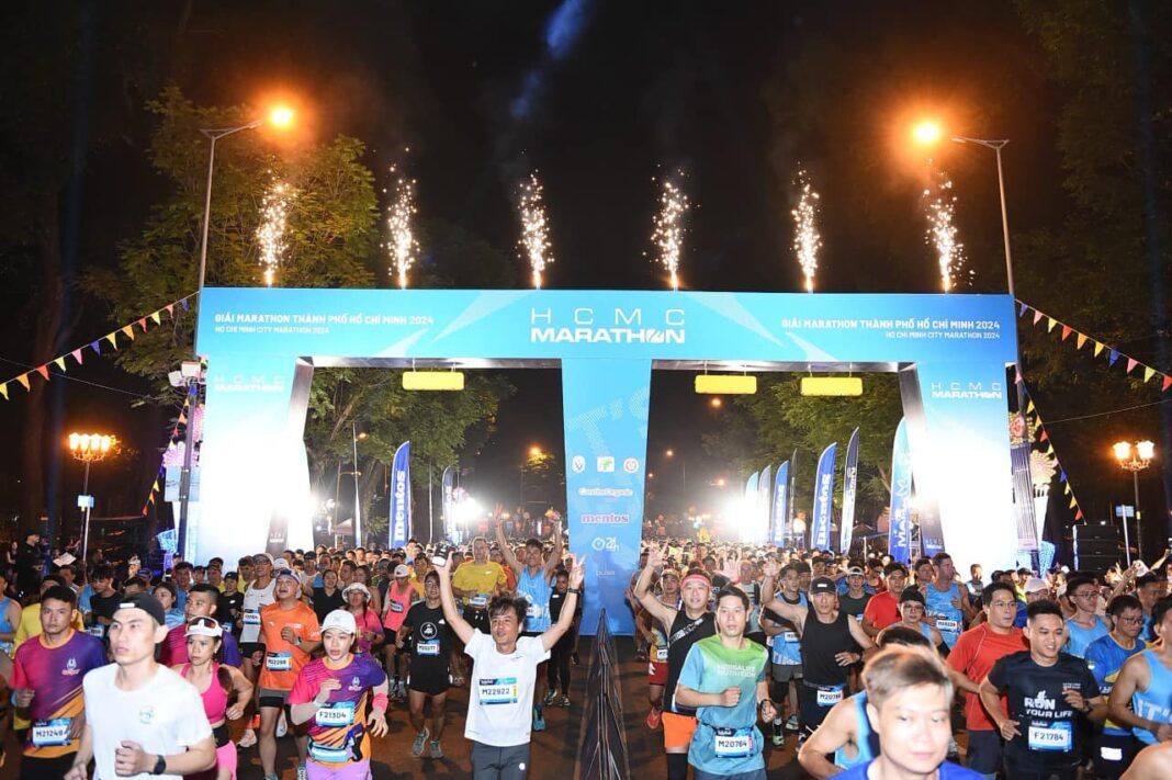 Hơn 11.000 người tham dự Giải Marathon TP.HCM 2024
