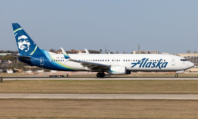 Máy bay Boeing 737-900ER của Alaska Airlines tại bang Texas hồi tháng 4/2022. Ảnh: Jetphotos