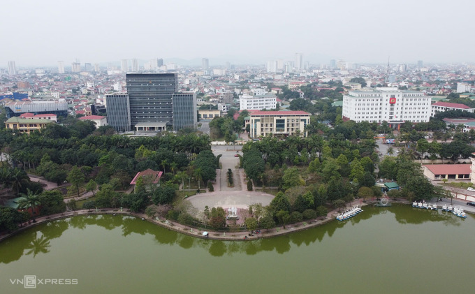 Một góc của TP Vinh, trung tâm kinh tế, chính trị, văn hóa của tỉnh Nghệ An. Ảnh: Đức Hùng