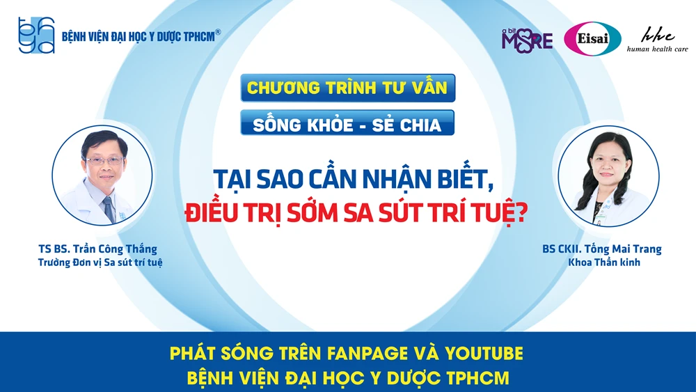 Chương trình tư vấn: Tại sao cần nhận biết, điều trị sớm sa sút trí tuệ? - Ảnh 2.