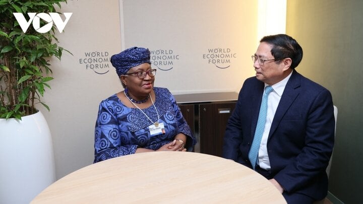 Thủ tướng Phạm Minh Chính gặp với Tổng Giám đốc WTO Okonjo-Iweala.