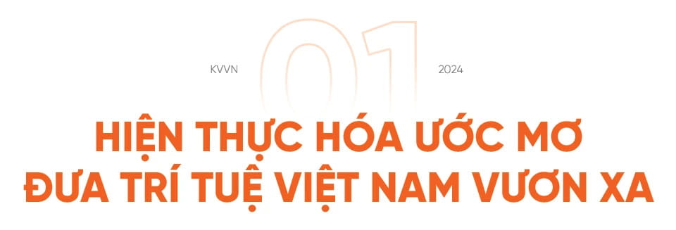 Hiện thực hóa ước mơ đưa trí tuệ Việt Nam vươn xa