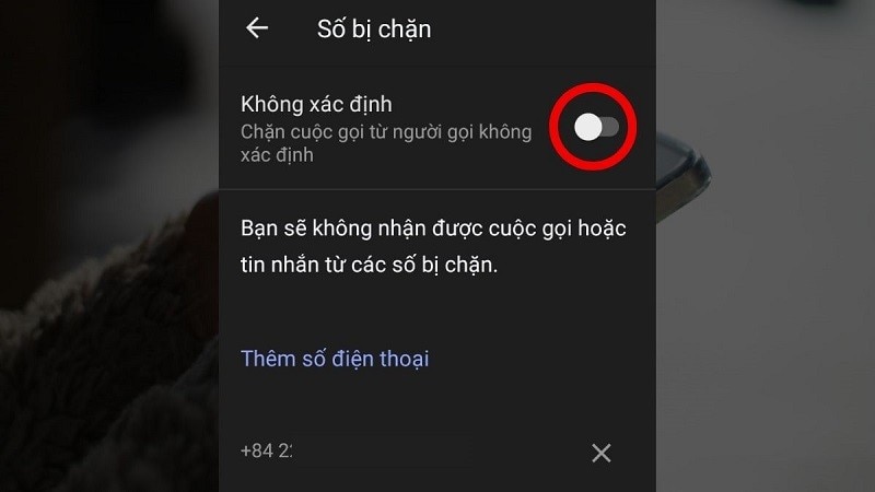 Cách chặn số điện thoại ngoài danh bạ trên Samsung nhanh chóng