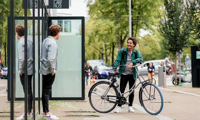 Sinh viên Vrije Universiteit Amsterdam, Hà Lan. Ảnh: Vrije Universiteit Amsterdam Fanpage