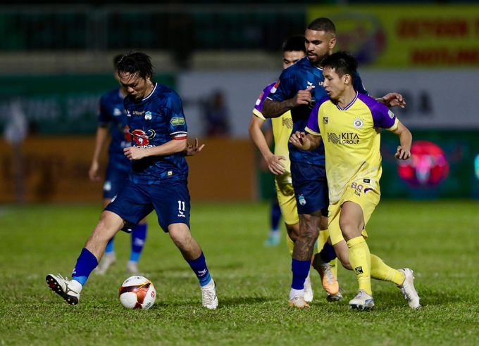 HAGL đánh bại Hà Nội FC, có chiến thắng đầu tiên tại V-League 2023-2024 ngày 27/12/2023. Ảnh: VPF