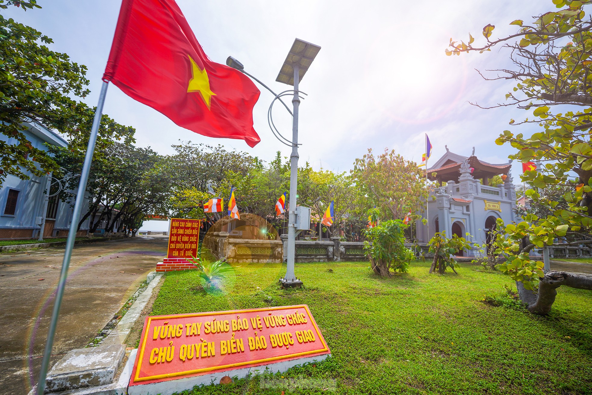 Bình yên chùa Trường Sa trên đảo thiêng ảnh 3