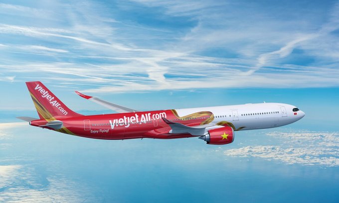 Mô phỏng tàu A330neo của Vietjet. Ảnh: Airbus