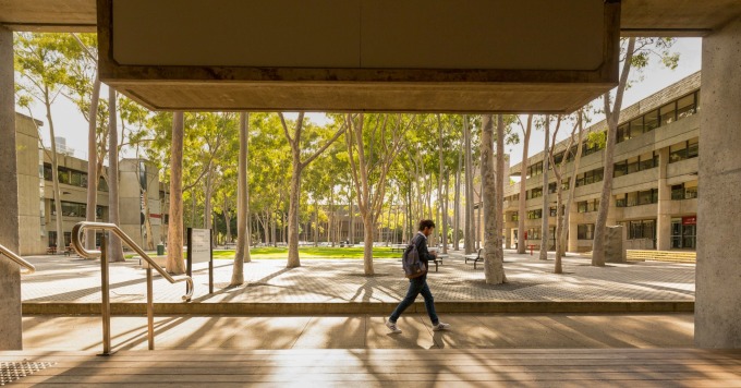 Một góc khuôn viên Đại học Macquarie, Australia. Ảnh: Macquarie University Fanpage