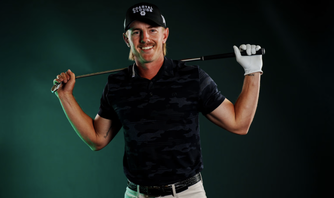 Jake Knapp mới đánh ba giải trên PGA Tour kể từ khi có thẻ đấu toàn phần trên đấu trường golf hạng nhất Mỹ. Ảnh: PGA Tour