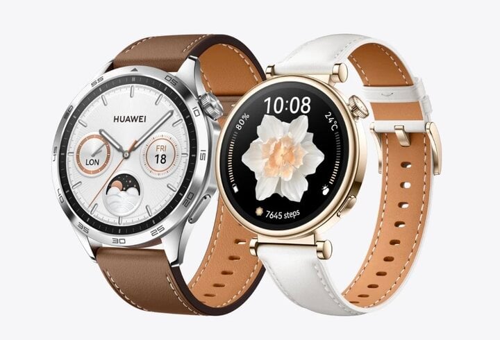 Huawei Watch GT4 vẫn có 2 phiên bản kích thước mặt nhưng điều chỉnh lại: vẫn giữ mẫu 46mm hướng đến nam giới nhưng thu nhỏ phiên bản 42mm trên GT3 xuống còn 41mm ở thế hệ mới.