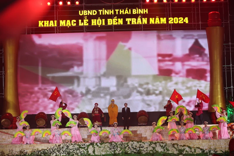 Opening Tran Temple Festival in Thai Binh province: Echoing the spirit ...