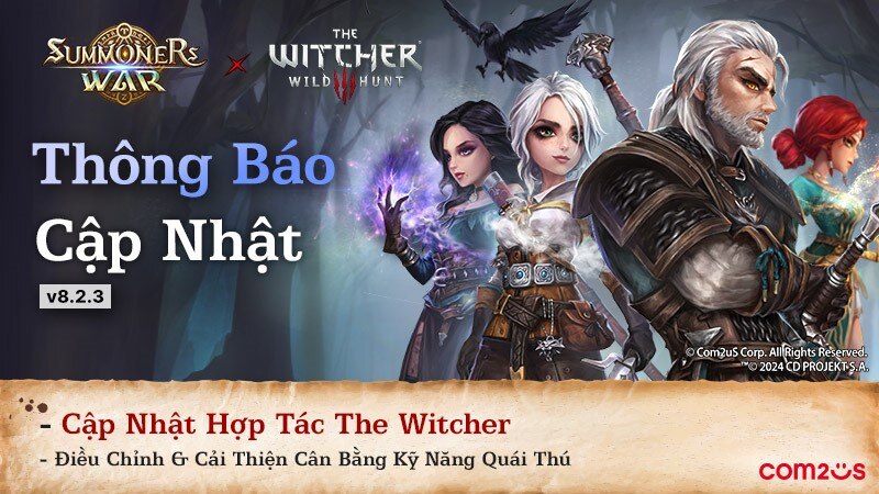 Summoners War và The Witcher tung bản cập nhật đánh dấu 10 năm hợp tác - Ảnh 1.