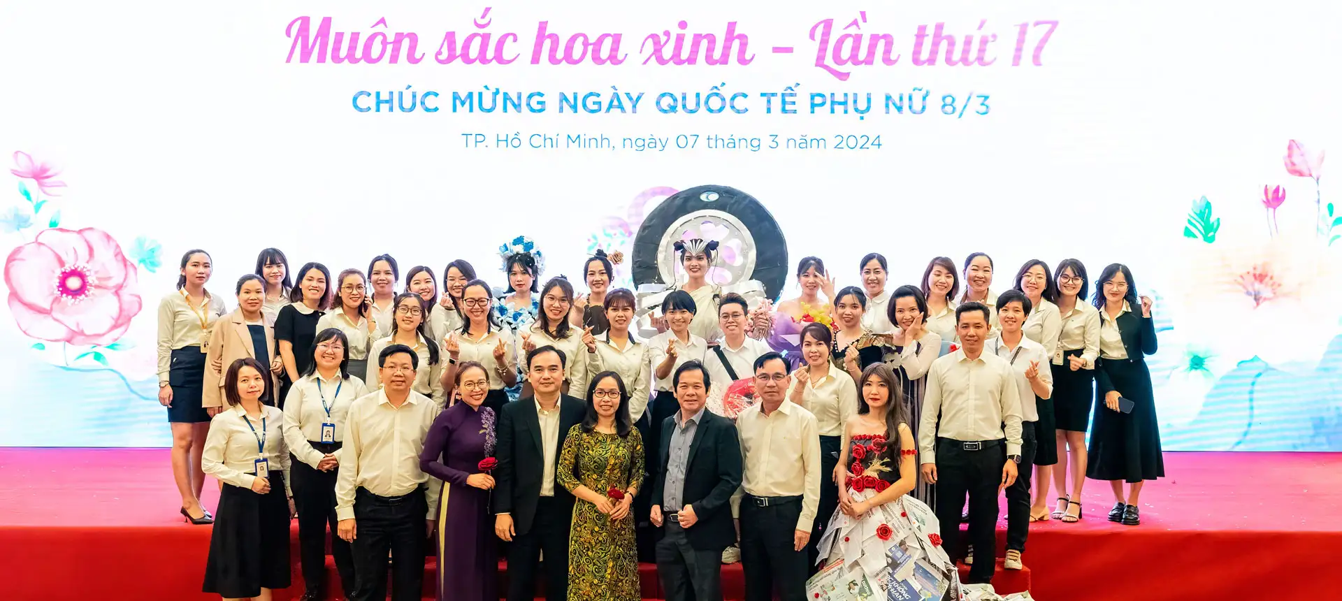 15000 nữ CBNV THACO tham gia Muôn sắc hoa xinh Lần thứ 17