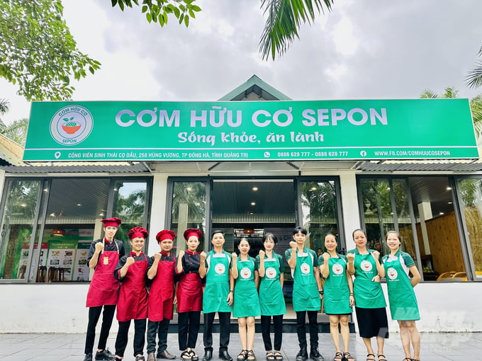 Sepon Group đặt mục tiêu xây dựng chuỗi cửa hàng cơm hữu cơ Sepon trên toàn quốc. Ảnh: Võ Dũng.