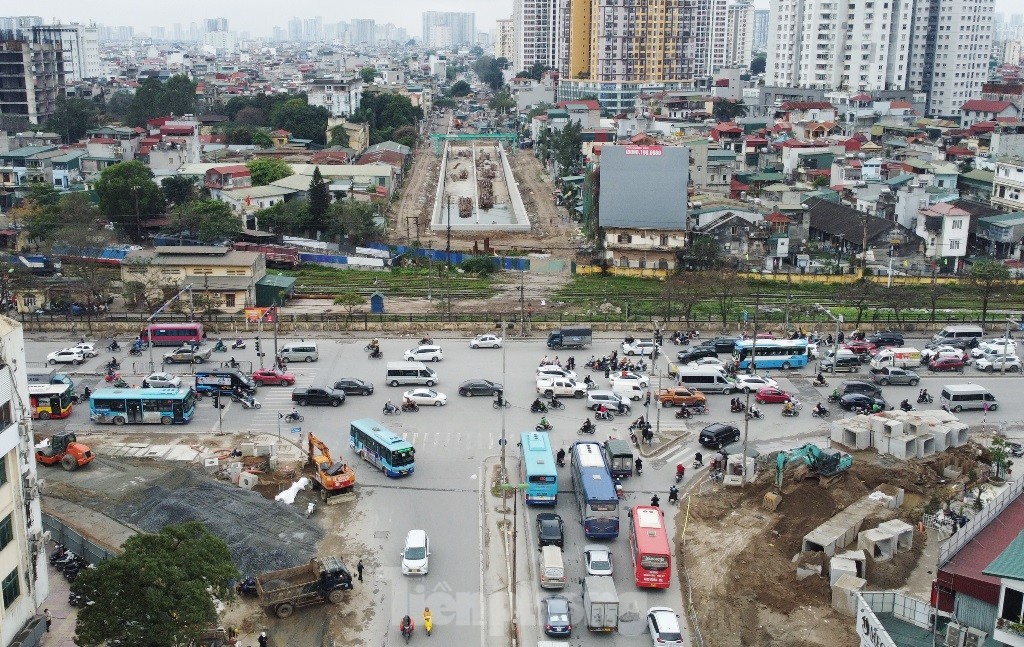 Mục sở thị đường Vành đai 2,5 qua Giải Phóng-Kim Đồng sau hơn 1 năm thi công ảnh 6