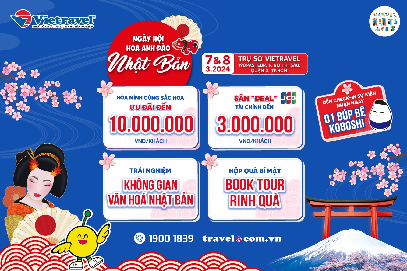 Tưng bừng khám phá 'Ngày hội Hoa Anh Đào Nhật Bản 2024' cùng Vietravel- Ảnh 2.