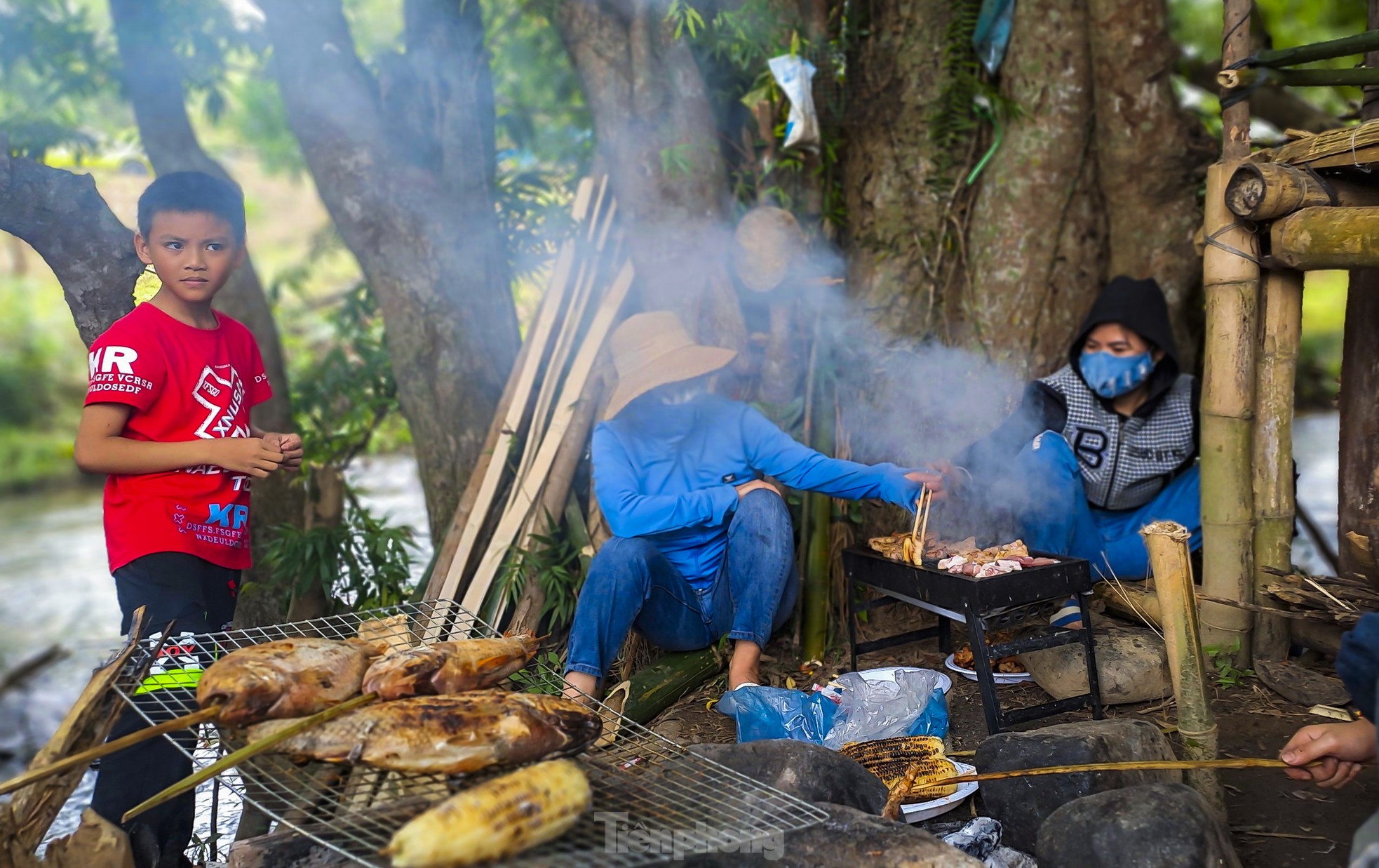 Ngắm rừng trang bung hoa vàng rực bên bờ suối Tà Má ở Bình Định ảnh 11