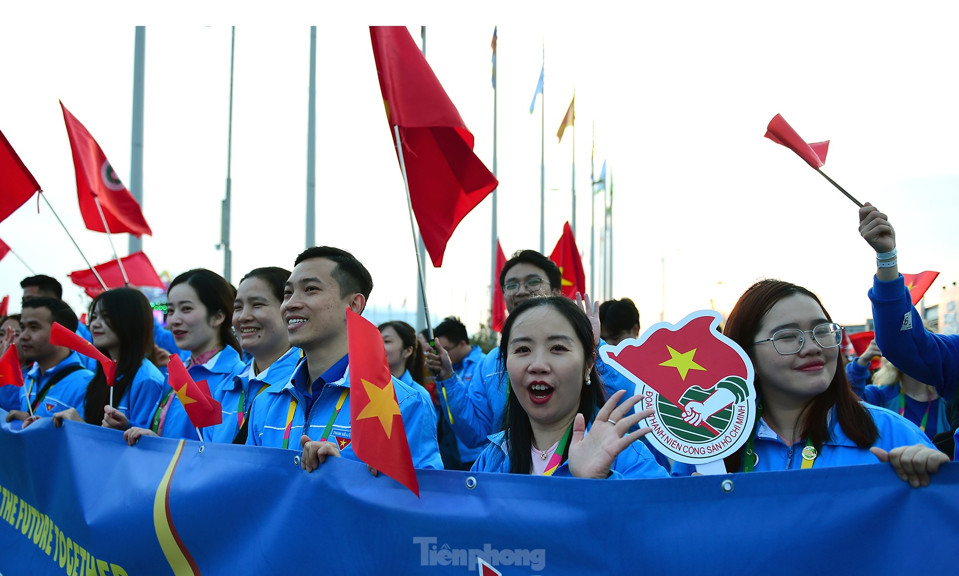 Cờ đỏ sao vàng tung bay ở Liên hoan Thanh niên thế giới 2024 ảnh 7