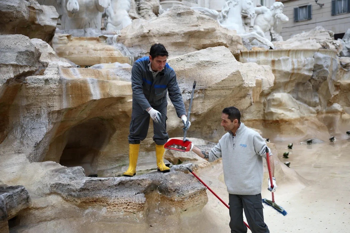 ‘Số phận’ của những đồng xu ở đài phun nước Trevi, Rome