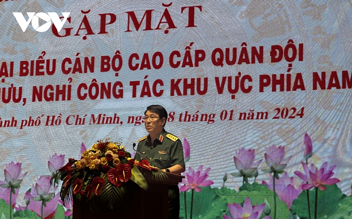 gap mat can bo cao cap quan doi nghi huu, nghi cong tac khu vuc phia nam hinh anh 2