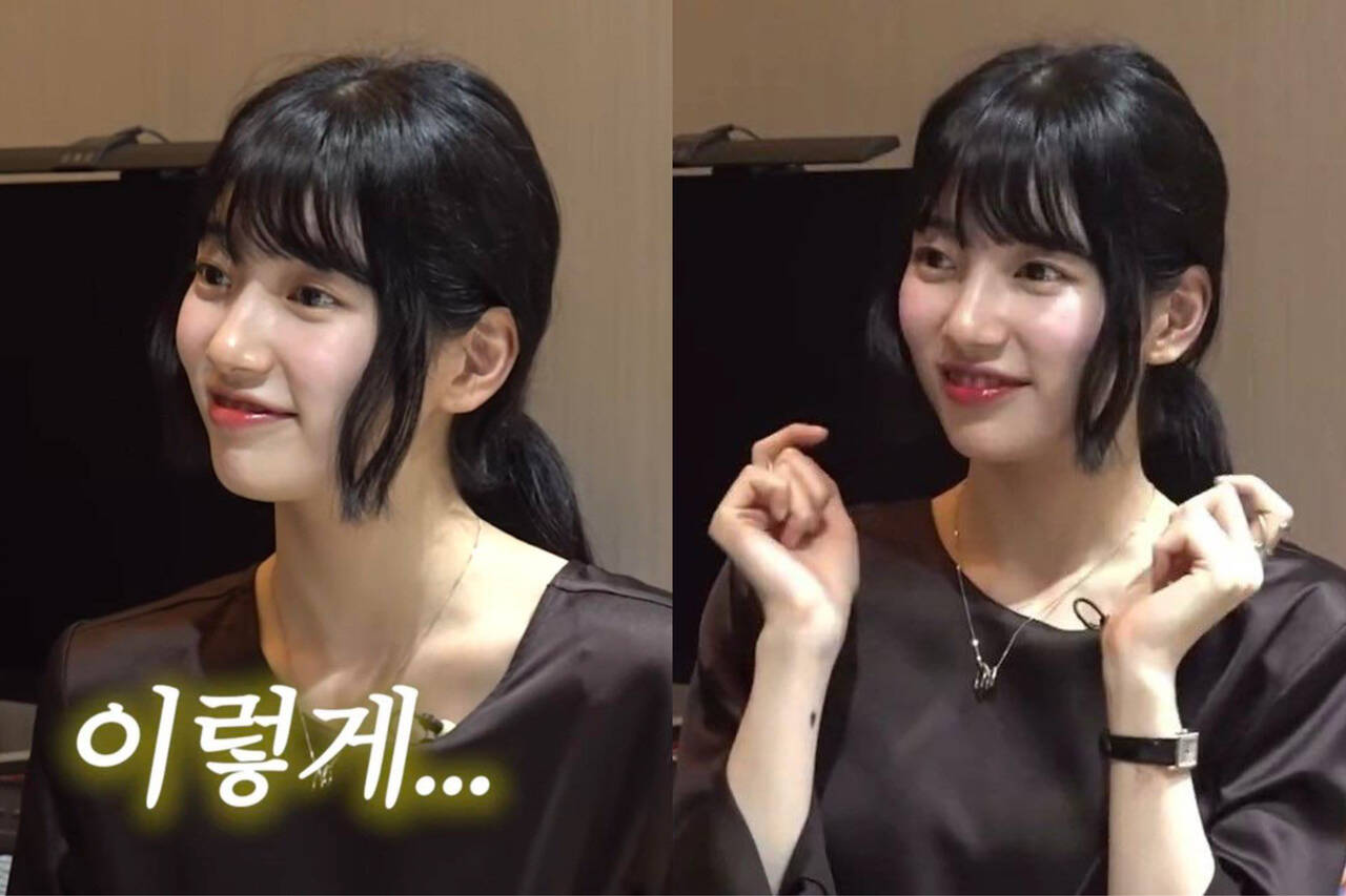 “Nụ cười tán tỉnh” của Suzy từng gây sốt. Ảnh: Naver