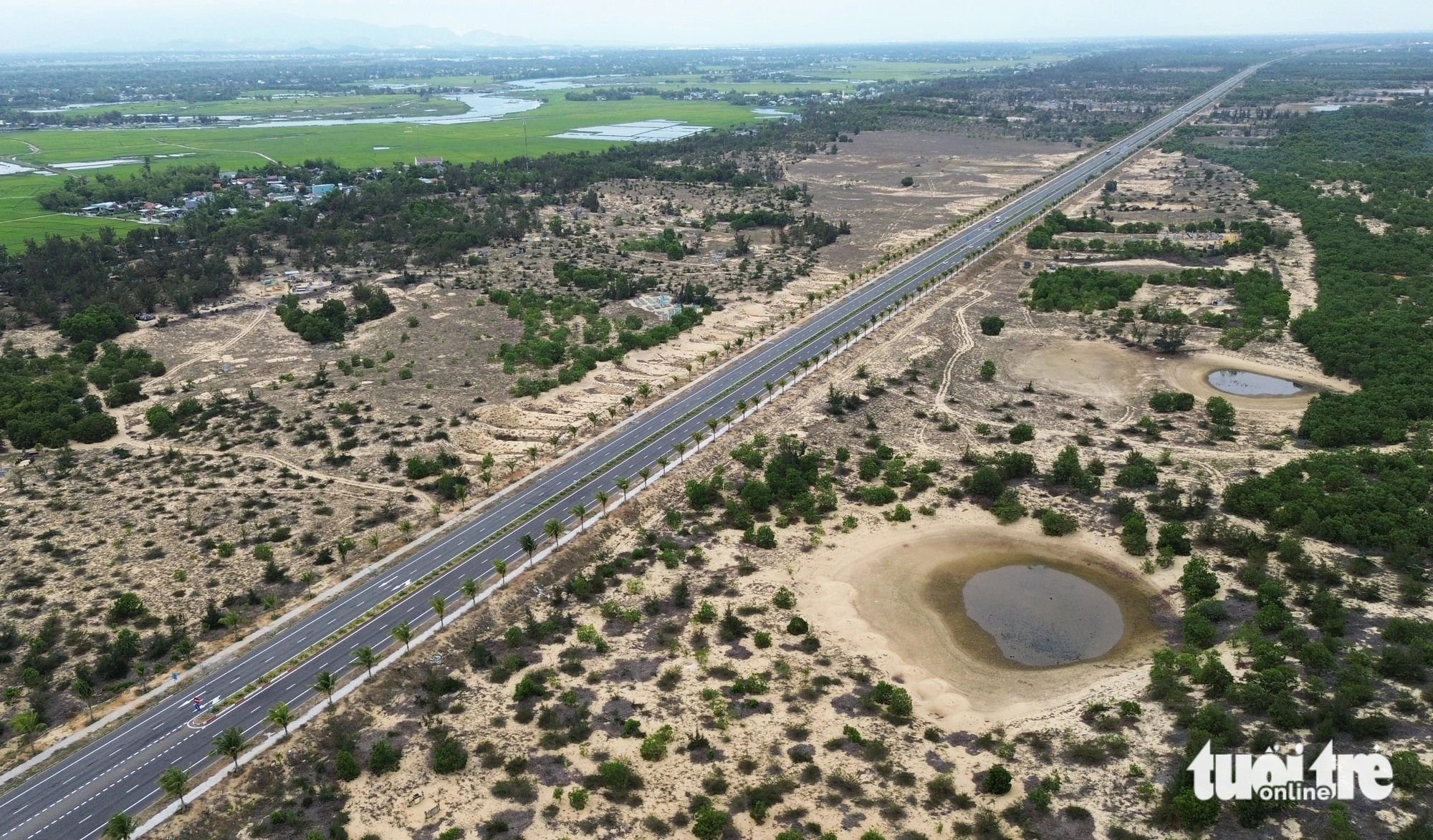 Tuyến đường giai đoạn 1 có chiều dài 36,5km - Ảnh: LÊ TRUNG