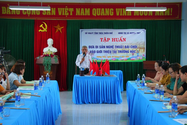 Bảo vệ, phát huy giá trị di sản nghệ thuật Bài Chòi tại Thừa Thiên Huế - Ảnh 2.