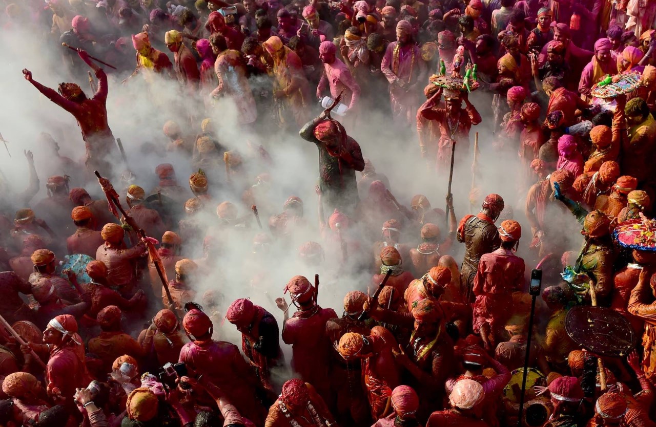 Không khí rực rỡ và sôi động tại lễ hội Holi