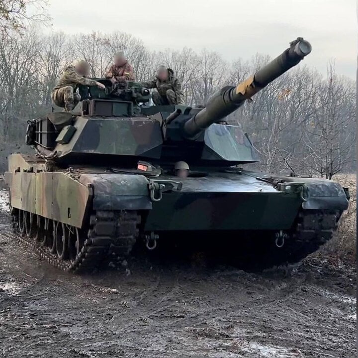 Xe tăng M1 Abrams của Ukraine.