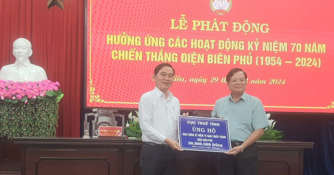 Bạc Liêu vận động kinh phí ủng hộ Điện Biên