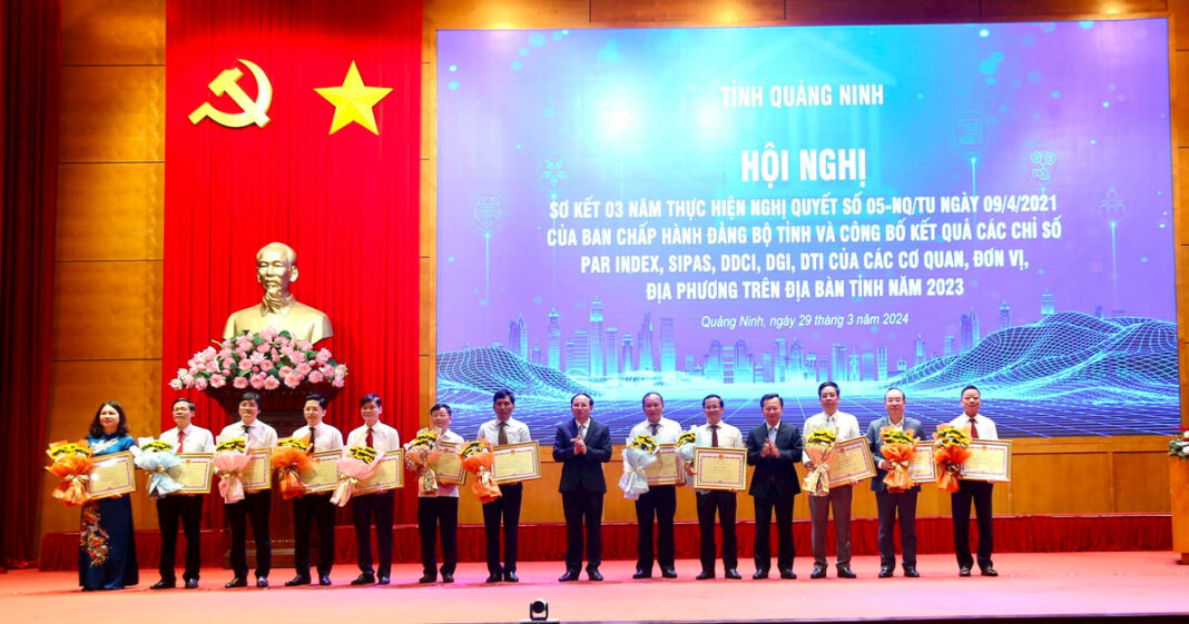 TP Hạ Long dẫn đầu bảng xếp hạng PAR-Index, DDCI, DTI của tỉnh Quảng Ninh