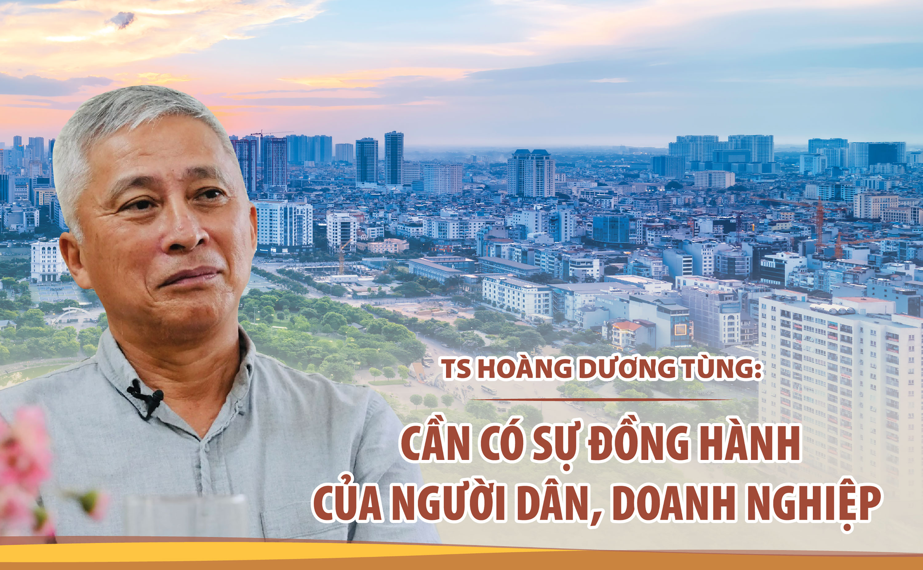 TS Hoàng Dương Tùng: Cần có sự đồng hành của người dân, doanh nghiệp - Ảnh 1