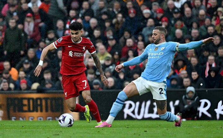 Liverpool và Man City tạo ra thế trận đôi công hấp dẫn. (Ảnh: Getty Images)