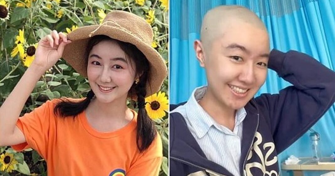 "Sao nhí" Trung Quốc đăng ảnh xuống tóc vì ung thư, được fan ủng hộ