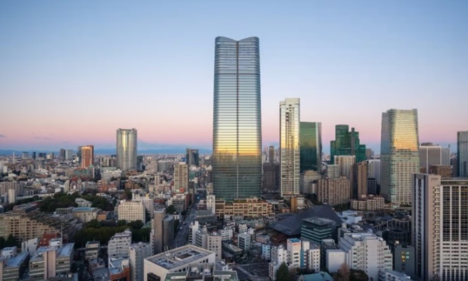 Tòa nhà Mori JP Tower có 64 tầng. Ảnh: Jason ORear