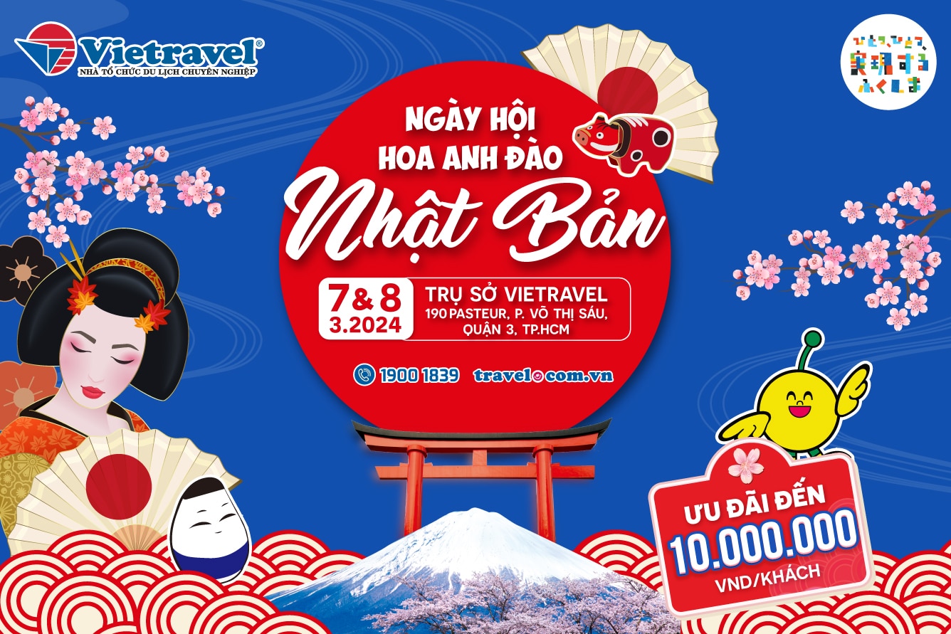 Tưng bừng khám phá 'Ngày hội Hoa Anh Đào Nhật Bản 2024' cùng Vietravel- Ảnh 1.