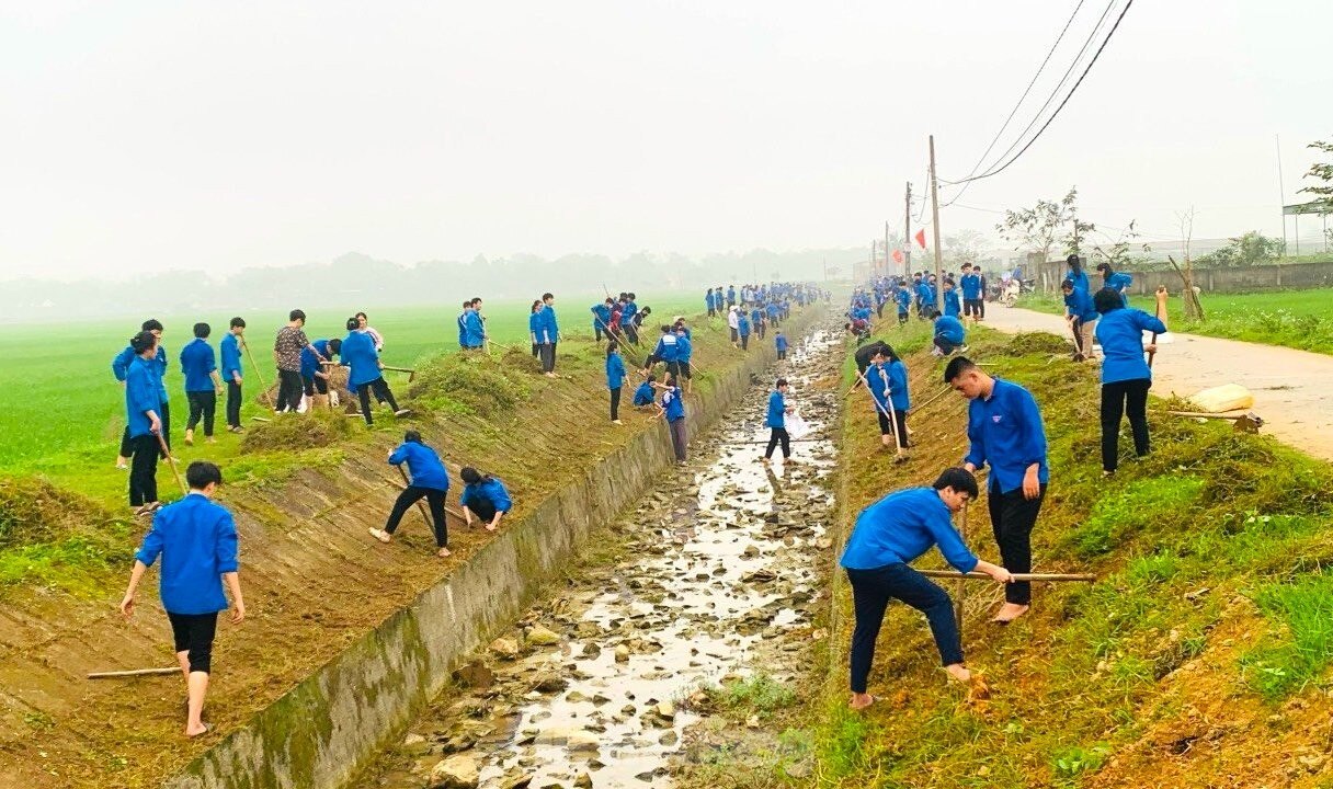 Tuổi trẻ Nghệ An với những con số ấn tượng cao điểm xây dựng nông thôn mới ảnh 1