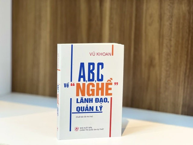 Cuốn sách 'A, B, C về 'nghề' lãnh đạo, quản lý' của nguyên Phó Thủ tướng Vũ Khoan.