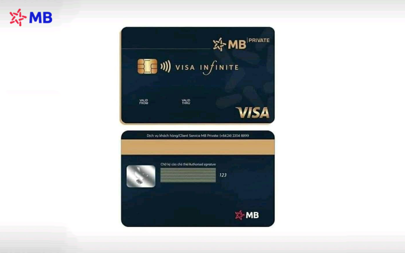 Thẻ tín dụng MB Visa Infinite dành riêng cho tệp khách hàng Private của MB