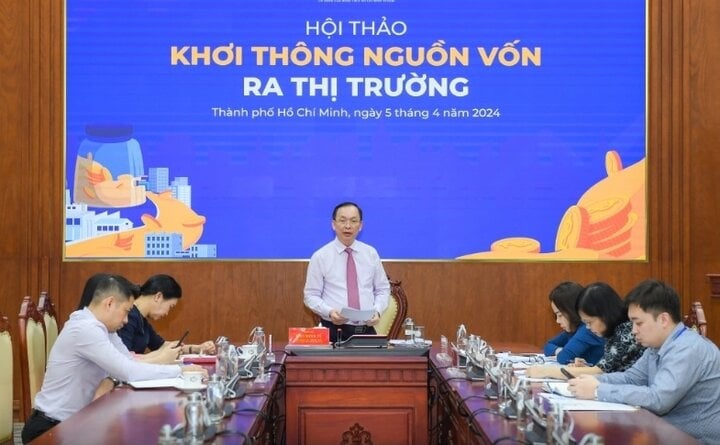 Ông Đào Minh Tú, Phó Thống đốc thường trực Ngân hàng Nhà nước. (Ảnh: A.L)