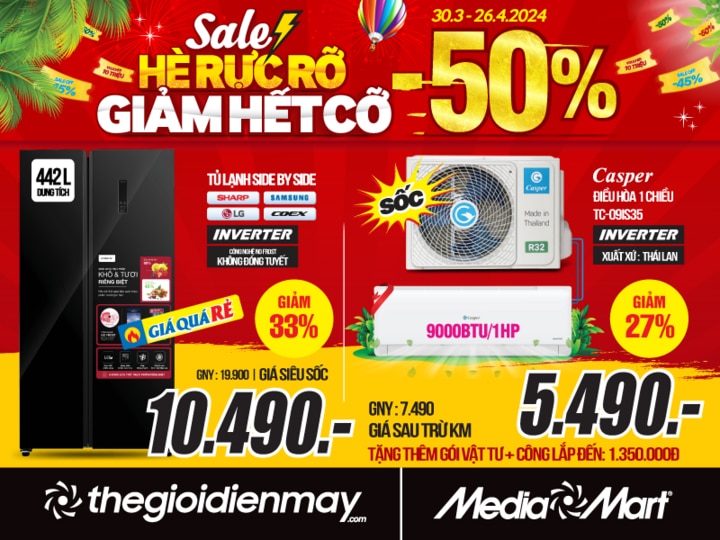 Sale hè rực rỡ, MediaMart giảm hết cỡ -50% - 3